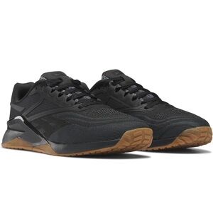 EUC Reebok Nano X2 Athletic Sneakers Black Gum Mens 10.5/Womens 12